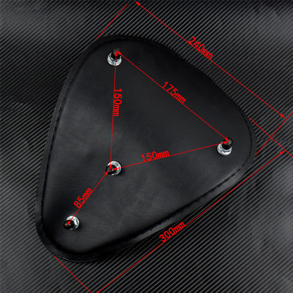 ya 5 8.7 Brown Solo Driver for SEAT + V Shape Mounting Fit for Harley for Yamaha Chopper Bobber