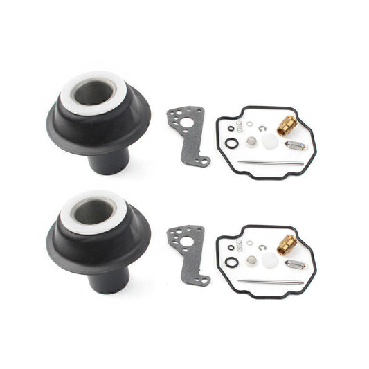 ya 4 6.17 2Set Fit VIRAGO 535 XV535 XV 535 Carburetor Rebuild Re2x Kit Plunger Diaphragm