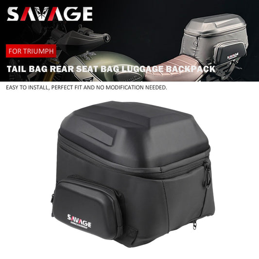 ya 12 5.21 Tail Bag Rear for Seat Bag Luggage Backpack for Triumph Scrambler 400X Speed 400 T4