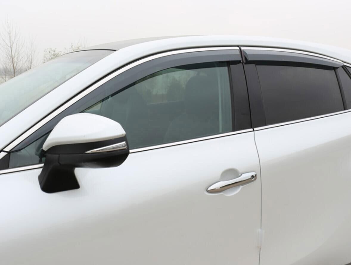 ya 5 8.7 Window Side Visors Sun Rain Guard Vent Deflectors for for Lincoln Nautilus 2020-2023