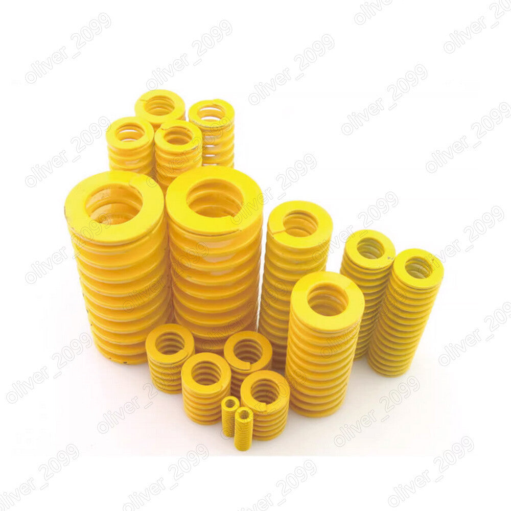 OD 8mm-50mm ID 4mm-25mm Lighter Load Yellow Mould Die Spring