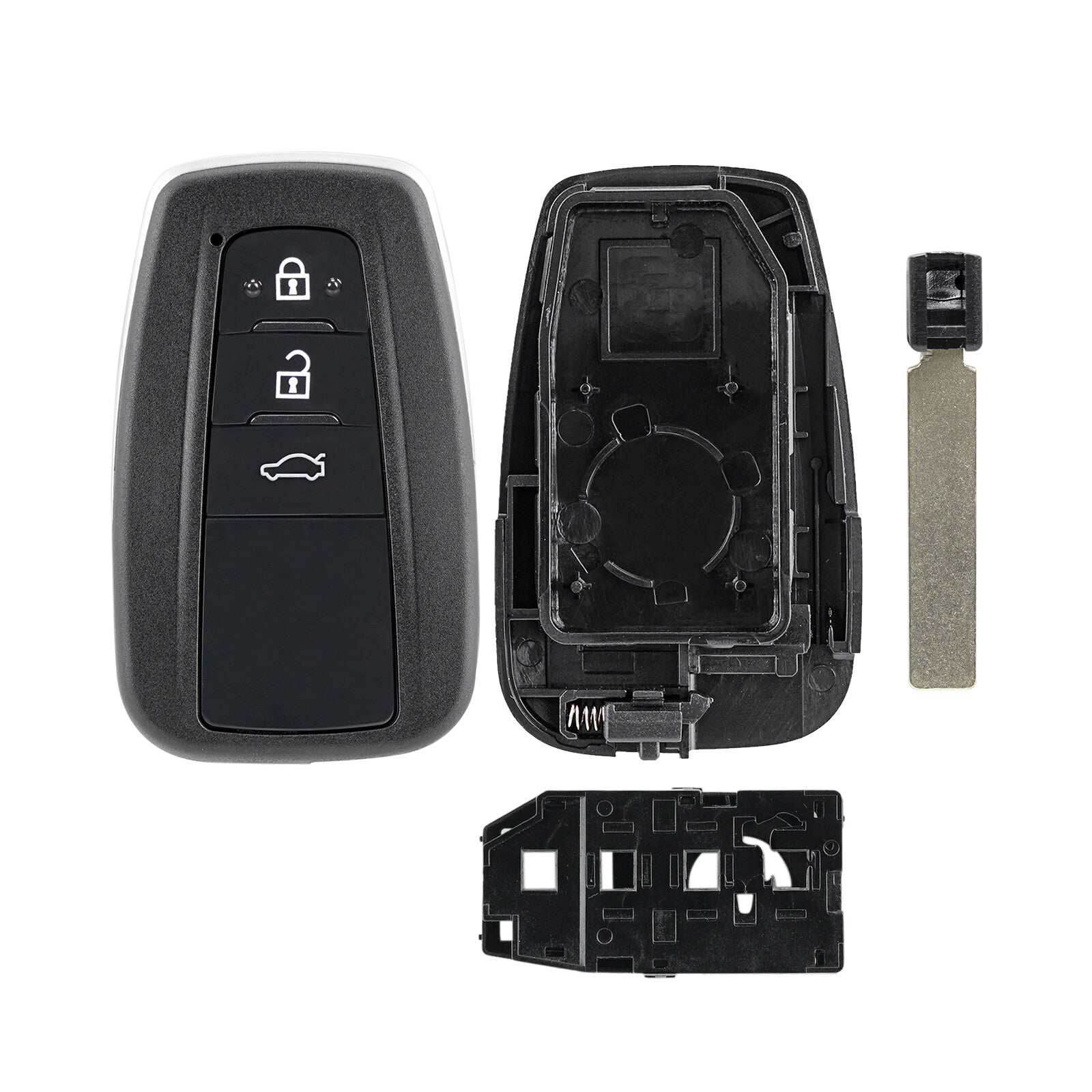 ya 5 8.7 Remote 3 Button Key Chain Shell Case Holder for Toyota for COROLLA for Camry for RAV4 Prius