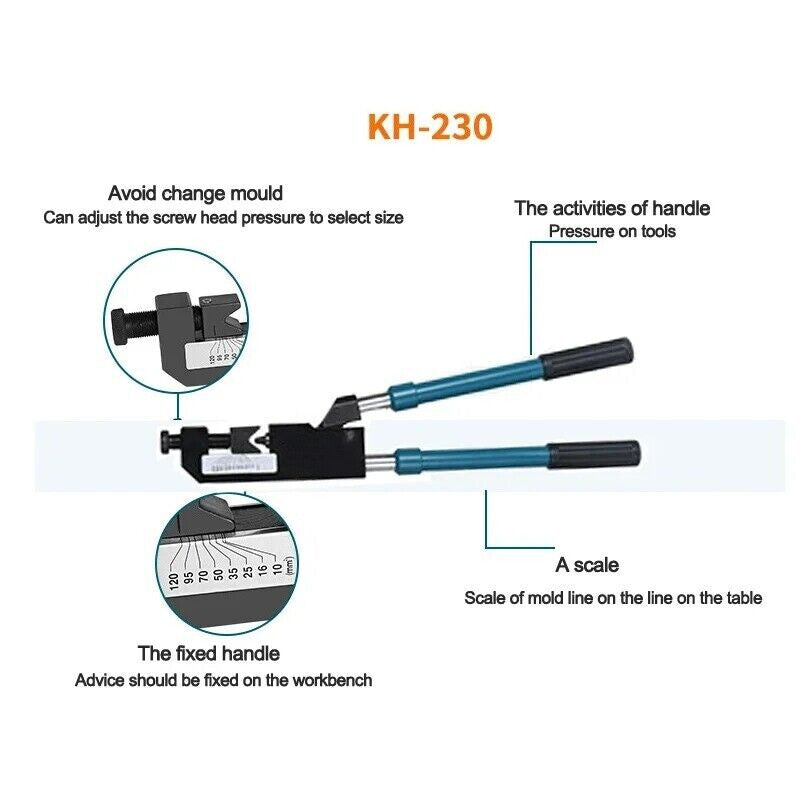 ya 26 7.28.2 Crimping Pliers Portable Hydraulic Crimping Tool Cable Wire Termi l Connectore