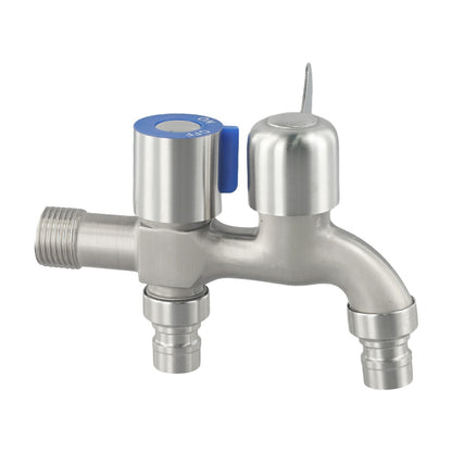 ya 14 G1/2 Stainless Steel DoubleOpen Washing Machine Faucet QuickOpen Mop Pool Faucet