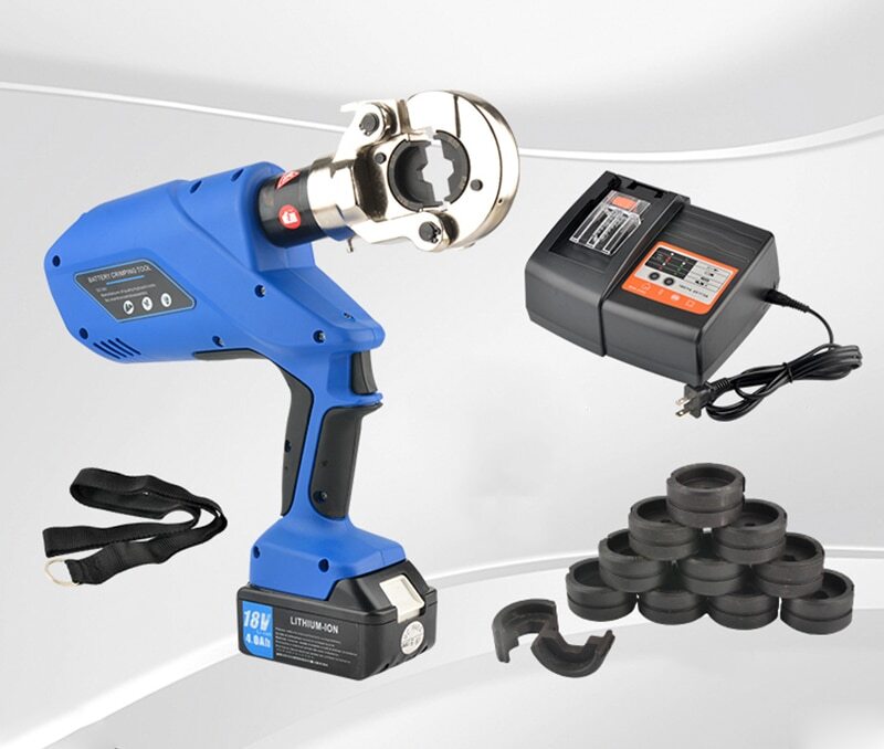 ya 25 hargeable Digital Display Copper Aluminum Termi l Continuous Crimping Pliers