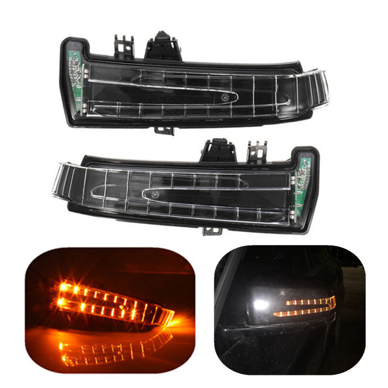 ya 1 8.5.1 1 Dual Turn Signal Side Mirror LED Light Cover Suitable for CES CLA CLS Class 