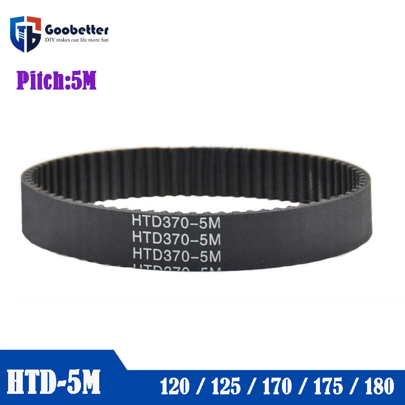 HTD5M Belt 120/125/170/175/180T for CNC/3D Printer/Industrial Machine 5mm Pitch