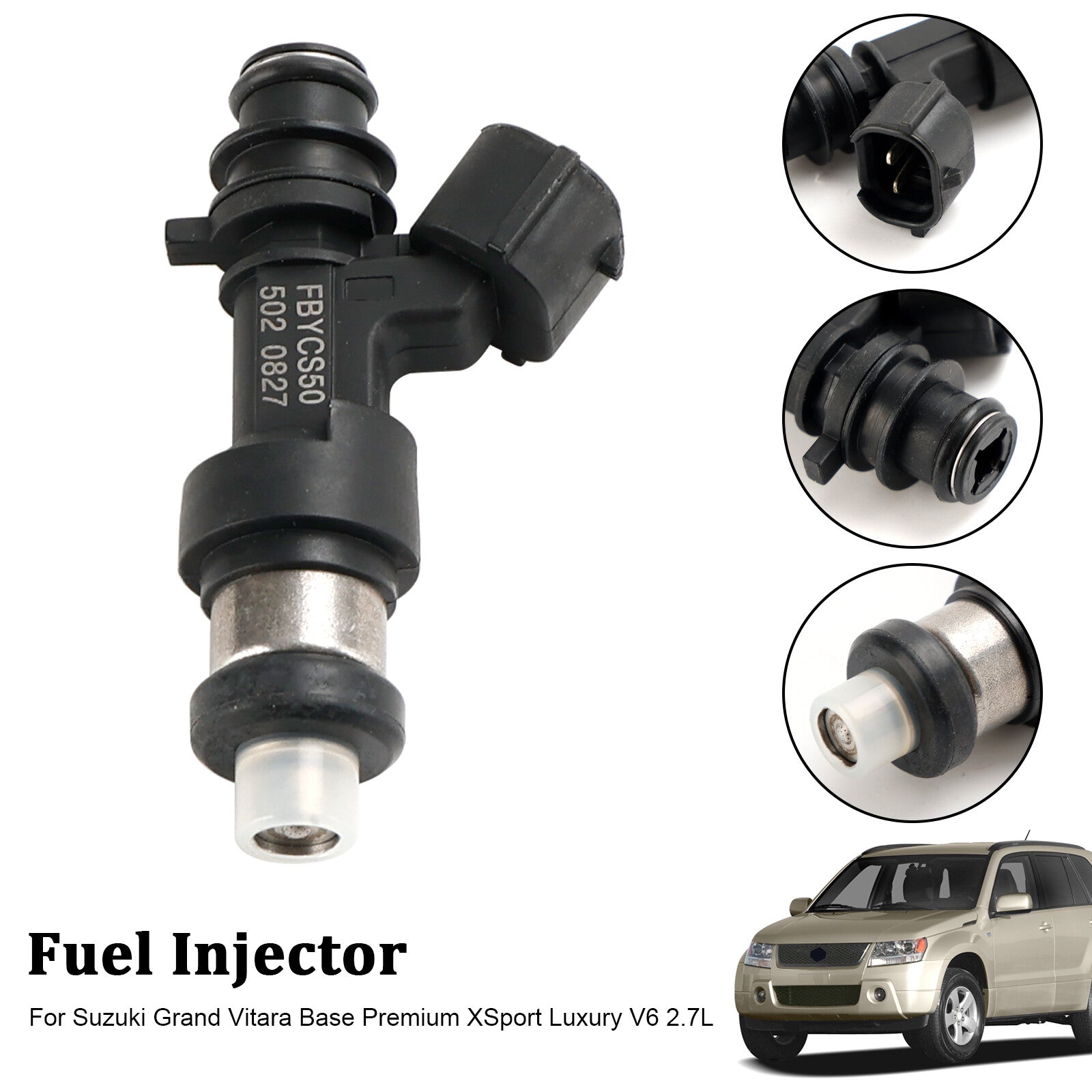 ya 1 8.5.3 1PCS Fuel Injector 15710-66J00 for Suzuki Grand Vitara Base V6 2.7L FBYCS50
