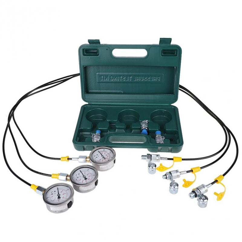 Hydraulic Pressure Guage Hydraulic Pressure Kit Testing Hose Coupling Gauge