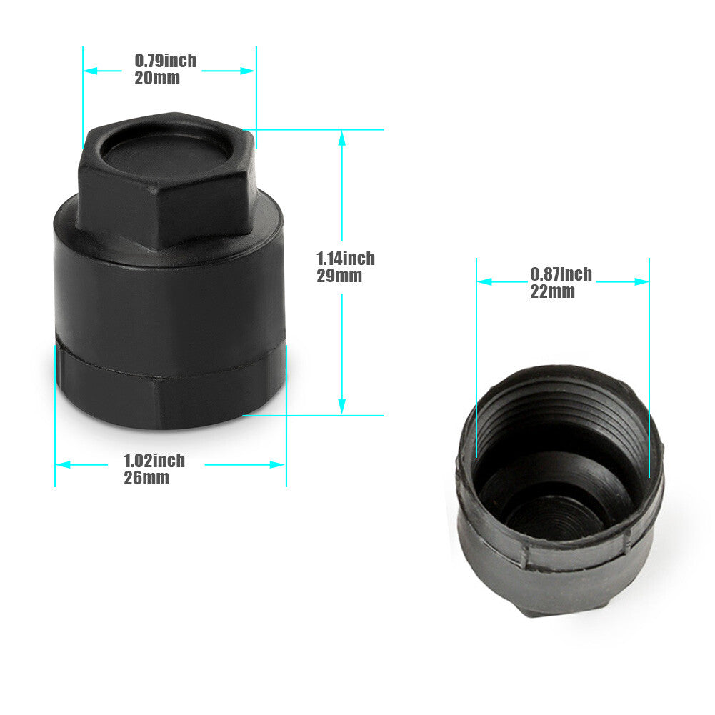 ya 2 7.14 5PCS Wheel Lug Nut Covers Fits for Pontiac for Buick Regal 1988-1996 1997 10028614