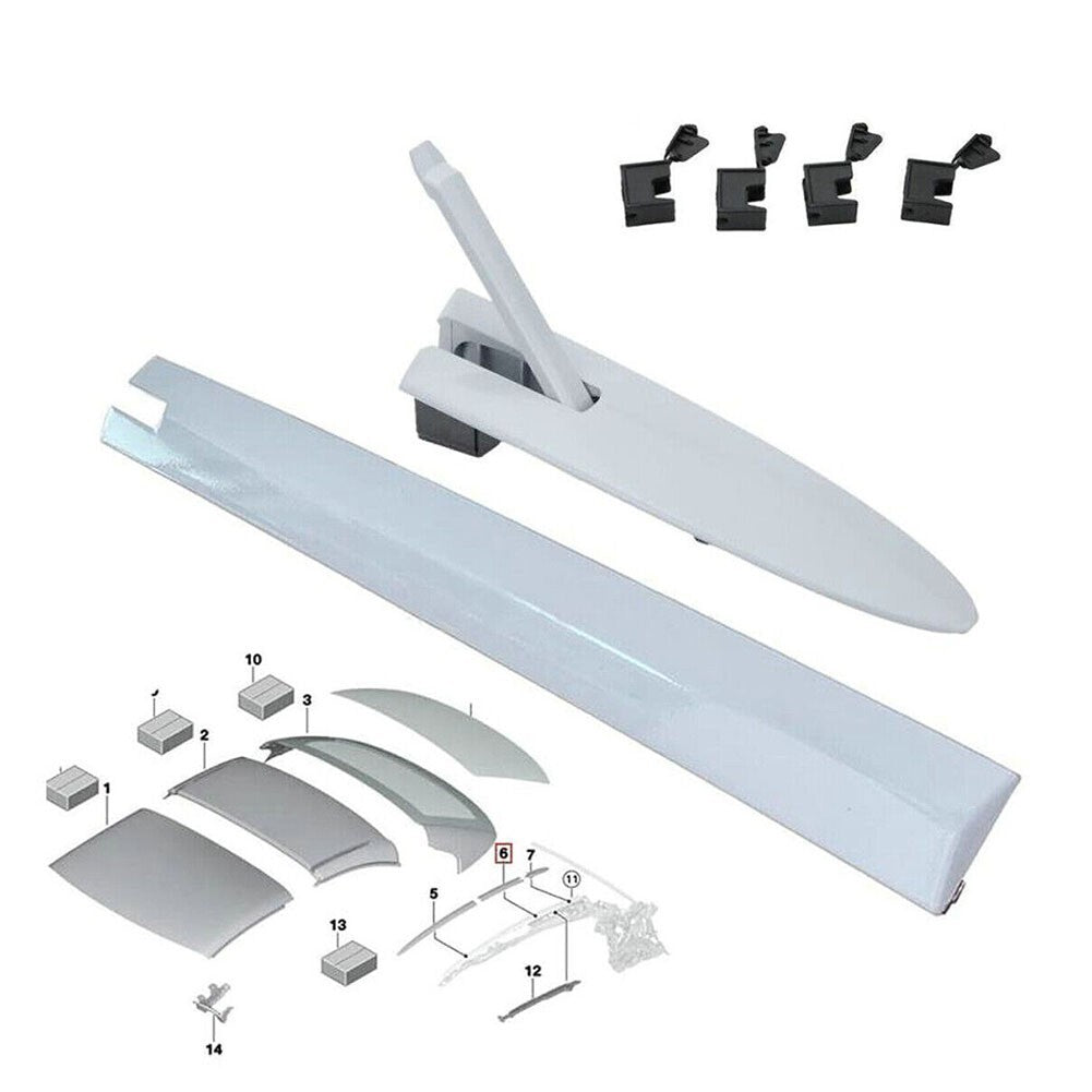 ya 4 6.17 6Pcs/Set Right Convertible Roof Top Hinge Cover For 320i/428i/430i 440i for M3
