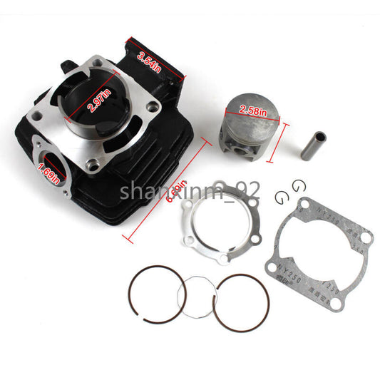 ya 3 6.23 66mm AFT Cylinder Piston Gasket Top End Rebuild Kit fits for Yamaha DT175 MX175