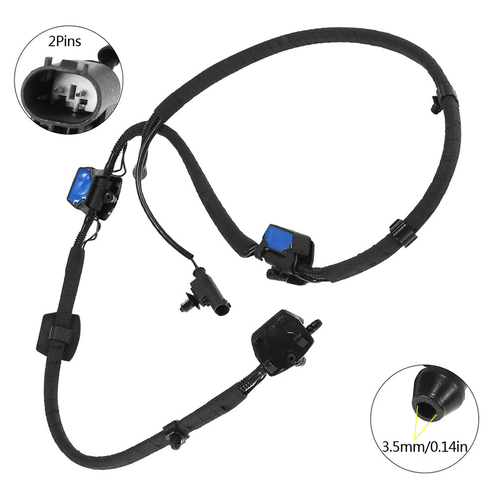 ya 5 8.7 #61667289921 Fit for BMW X3 F25 X4 F26 Windshield Washer Nozzle Spray Jet Black