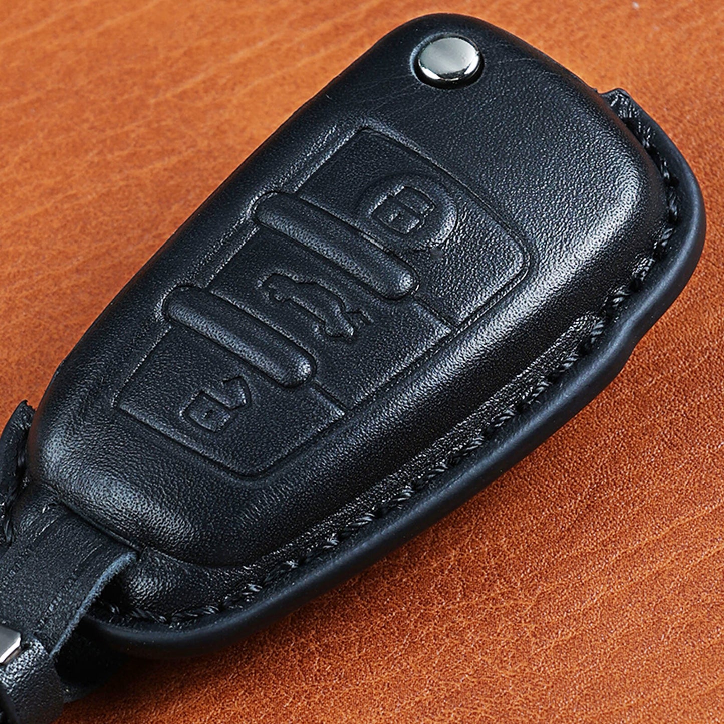 ya 5 8.7 Leather Flip Key Fob Remote Key Case Shell 3 Button for Audi A1 A3 A4 TT