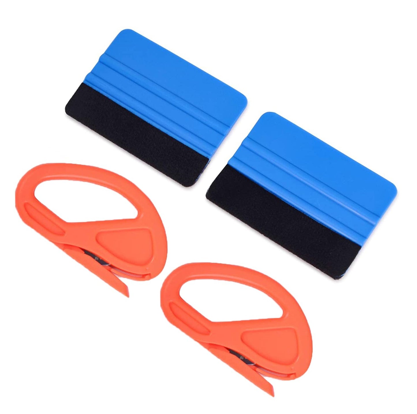 ya 4 6.17 4X Car Body Window Carbon Fiber Vinyl Film Sticker Wrapping Install Tool Cutter
