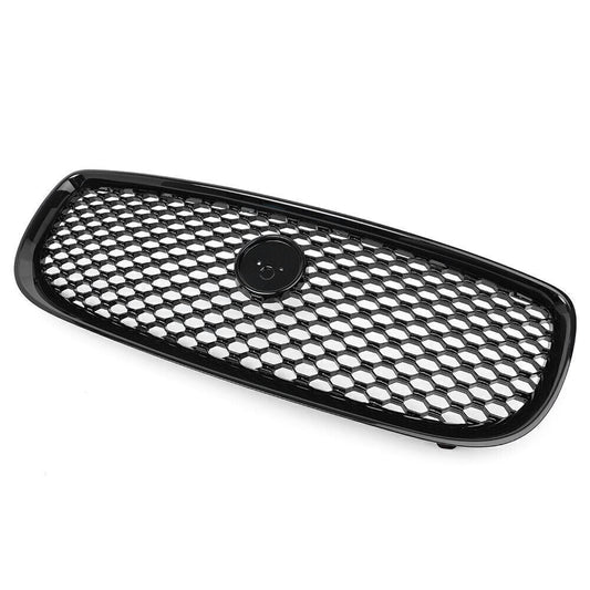 ya 3 6.23 1X Car Radiator Front Bumper Upper Grille Grill Black Fit for Jaguar XE 2015-2018 17