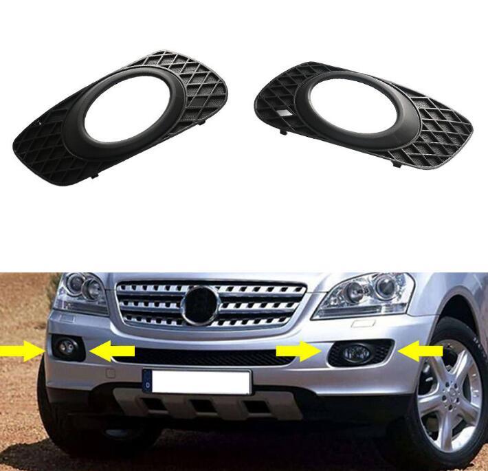 ya 1 8.5.2 1 pair of L+R front bumper fog light covers suitable for Mercedes ML63 AMG ML320 ML350