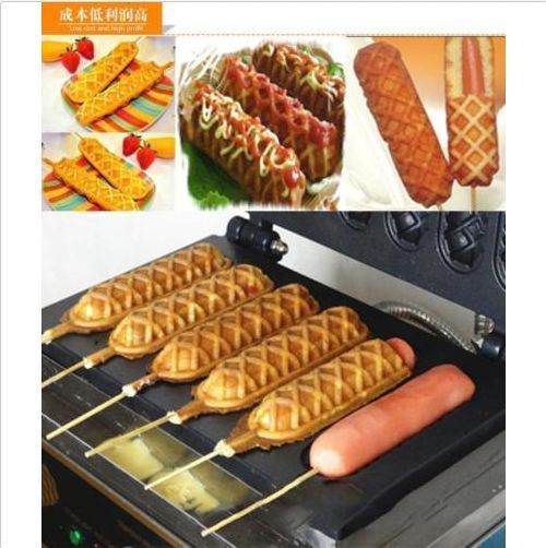 ya 25 Commercial Sa ge Hot Dog Machine Crispy Machine Lolly Waffle Maker machine b