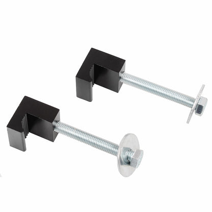 ya 5 8.7 Tool Box Mount J Hook Toolbox Pickup Pair Rail Mounting Kit Clamp Tiedown Truck