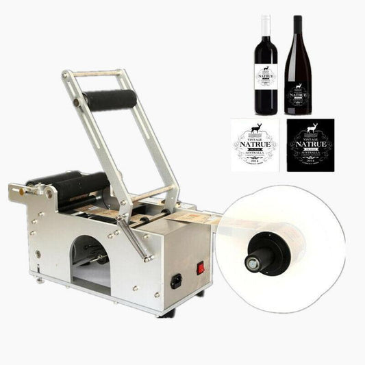 LT-50 Semi-Automatic Sticker Round Bottle Labeler plastic bottle labeling machin