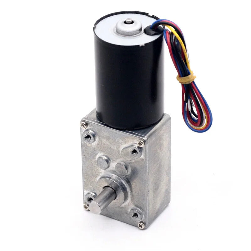 ya 5 8.7 A58-3650 Auto Locking Brushless Worm Gear Motor 12 Volt Brushed Motor Permanent Magnet