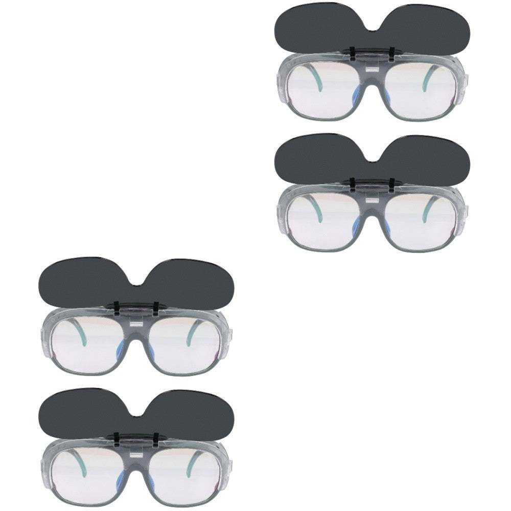 ya 1 7.13 2 PCS Dust-proof Welding Glasses Work Protective Eyeglasses Anti Glare Goggles