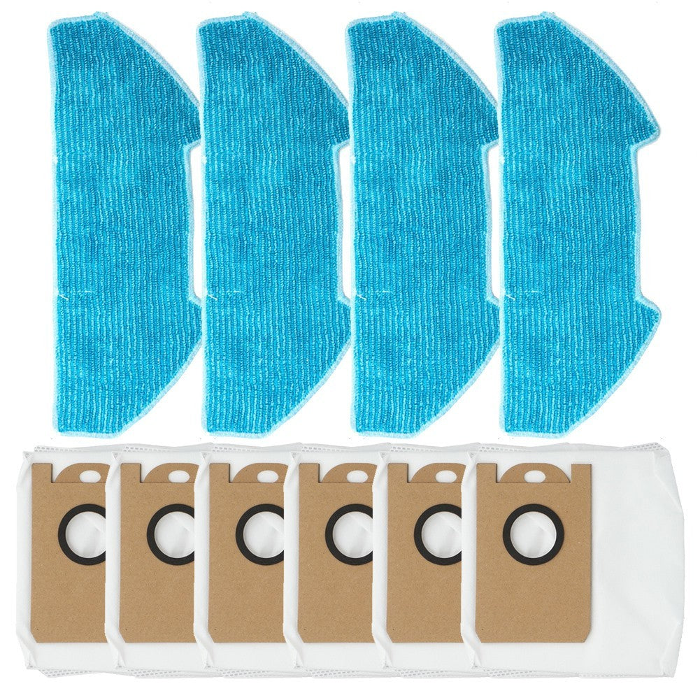 ya 25 Mop Cloth and Dust Bag Kit for Vozascly R10 Robot Vacuum Cleaner Replacement