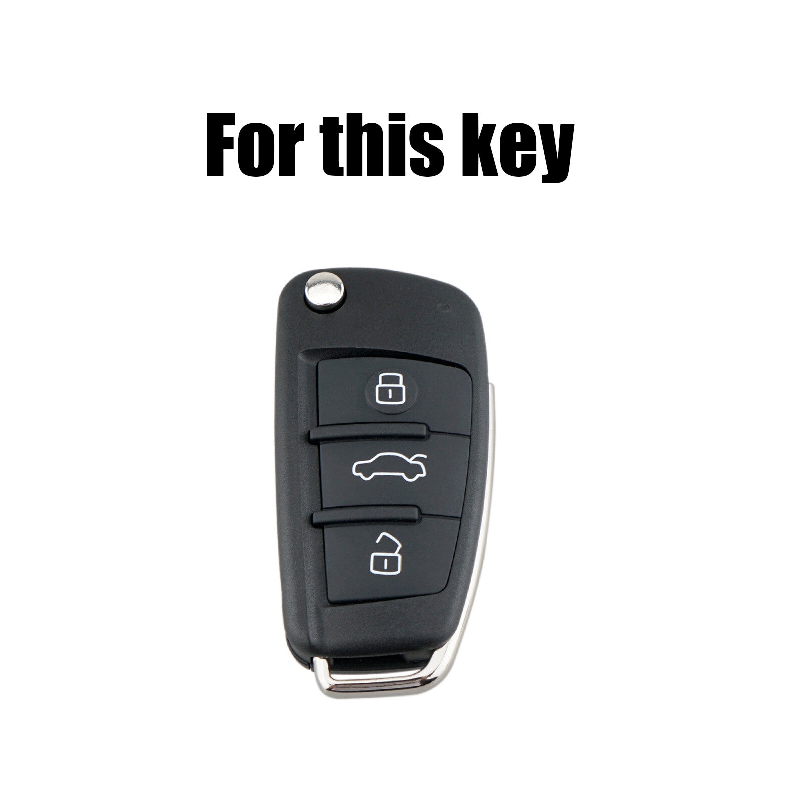 ya 5 8.7 for Audi TT A3 Q3 Car Key Flip Key 3_Button Housing Remotes