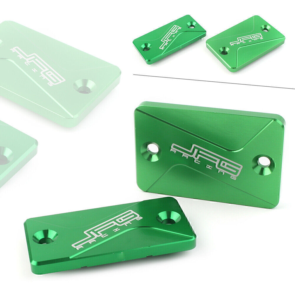 ya 4 6.17.2 Front Rear Brake Reservoir Fluid Covers Caps Fit for Kawasaki KLX125 150S KLX250 300