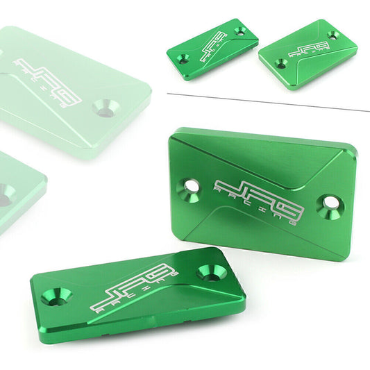 ya 4 6.17.2 Front Rear Brake Reservoir Fluid Covers Caps Fit for Kawasaki KLX125 150S KLX250 300