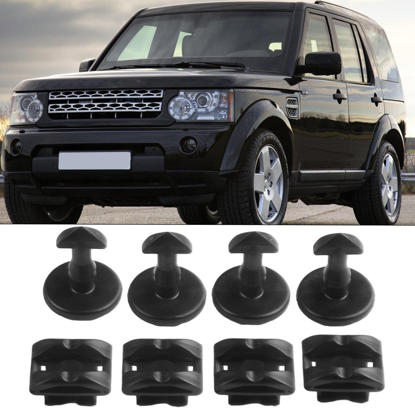 ya 1 7.4 Black Rear Bumper Tow Cover for for Range for Rover Sport Sleek and Stylish Design