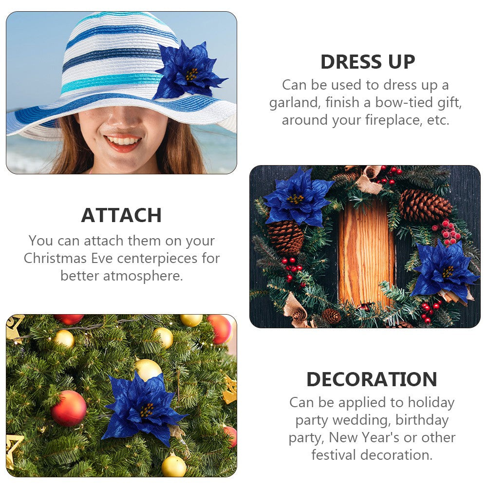 ya 25 10 Pcs Artificial Flowers Wreath Making Supplies Decoration Set