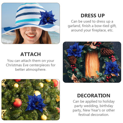 ya 25 10 Pcs Artificial Flowers Wreath Making Supplies Decoration Set