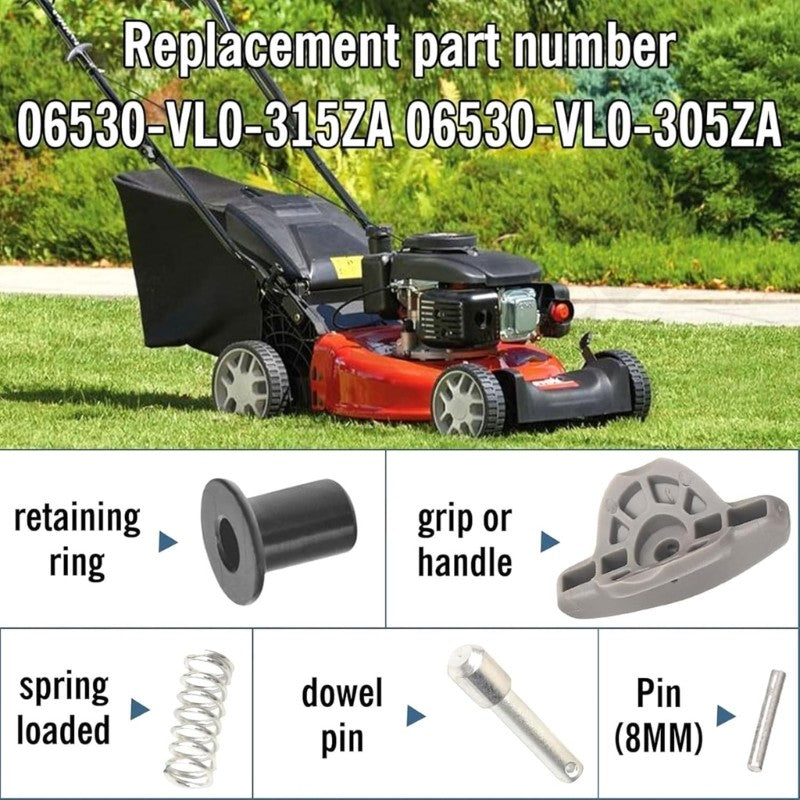 ya 14 Adjustable Lawn Handle Kit Quick Assembly 06530-VL0-315ZA 91551-VL0-B00