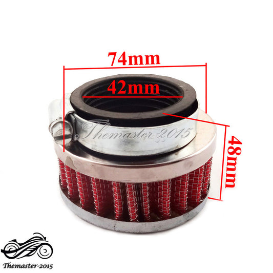 ya 8 5.26 High Performance 42mm Air Filter For GY6 150cc ATV Quad Go Kart Moped Scooters