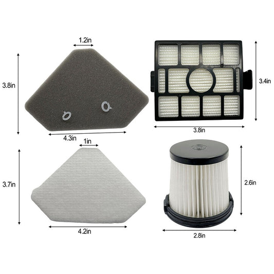 ya 25 Washable Pre Motor and Post Motor Filters For Shark Cleaners