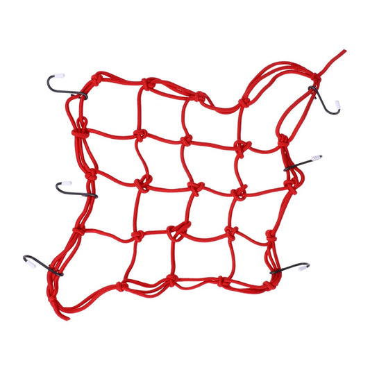 ya 12 5.21 Rear F for Rame Net Cover Luggage Cover Rubber Band Elastic Luggage Net Bag (Red)