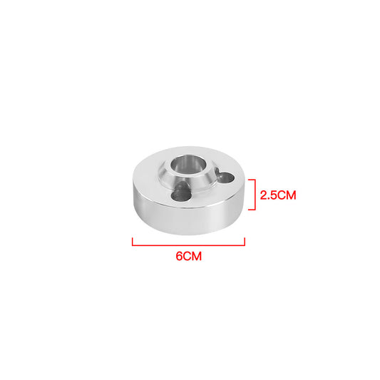ya 8 5.27 5&6 Hole Steering Wheel Polishe Hub Adapter Flaming River Ididit Universal for Chevrolet Silver 