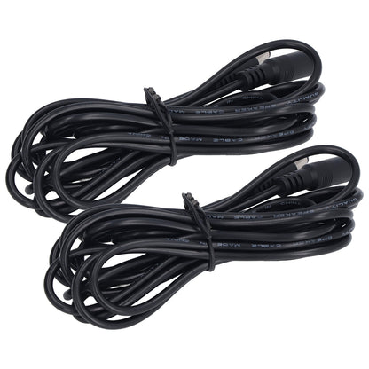 ya 14 2Pcs LED Extension Cord Monitoring Power Connection Cable 5.5x2.1mm DC12V New