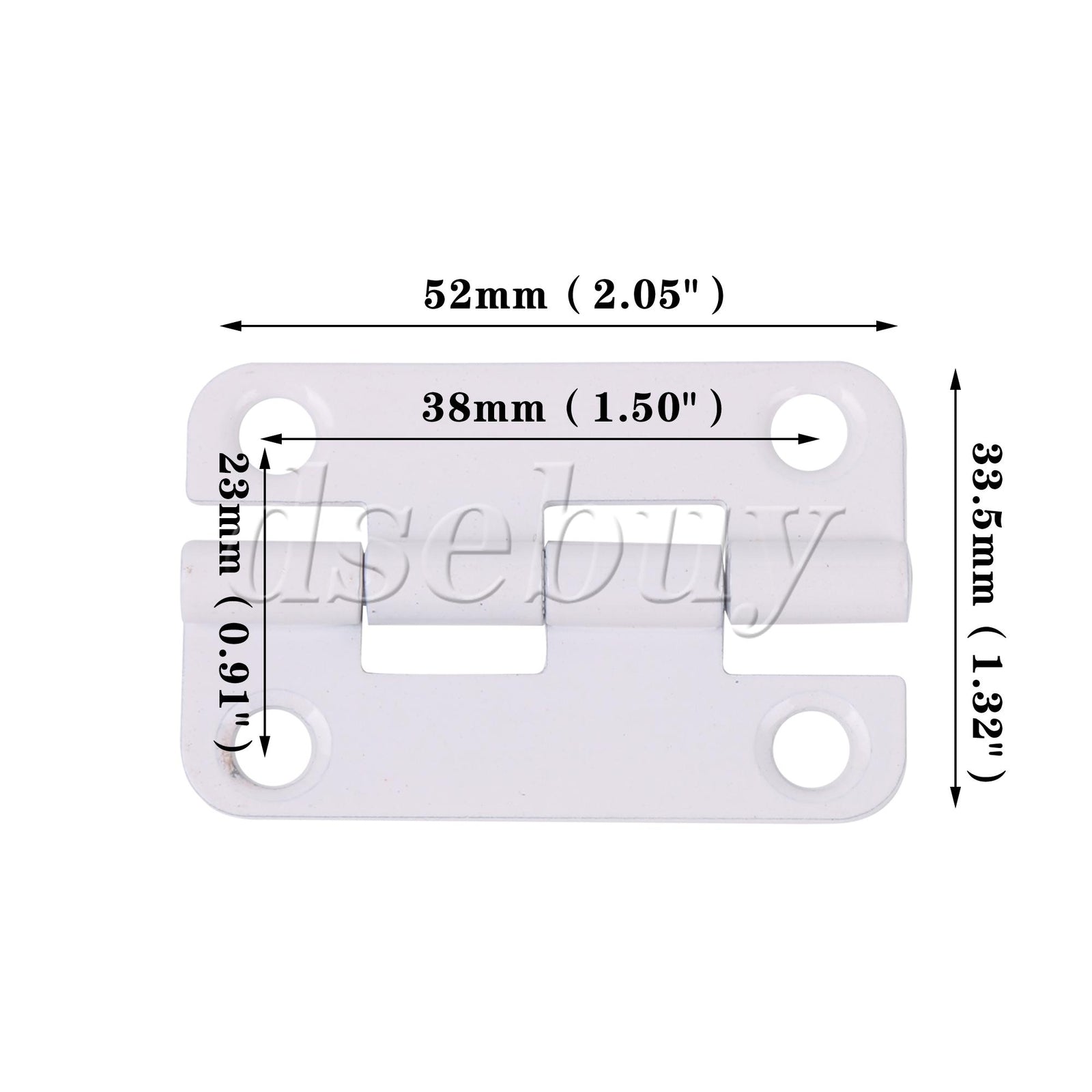 ya 26 2 Pieces Washer Dryer Door Hinges 134412400 Parts with 1.5 x 0.91 Inch Hole