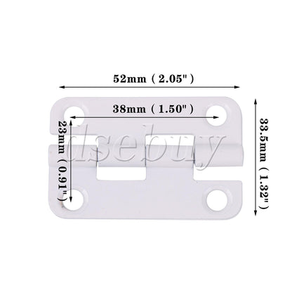 ya 26 2 Pieces Washer Dryer Door Hinges 134412400 Parts with 1.5 x 0.91 Inch Hole