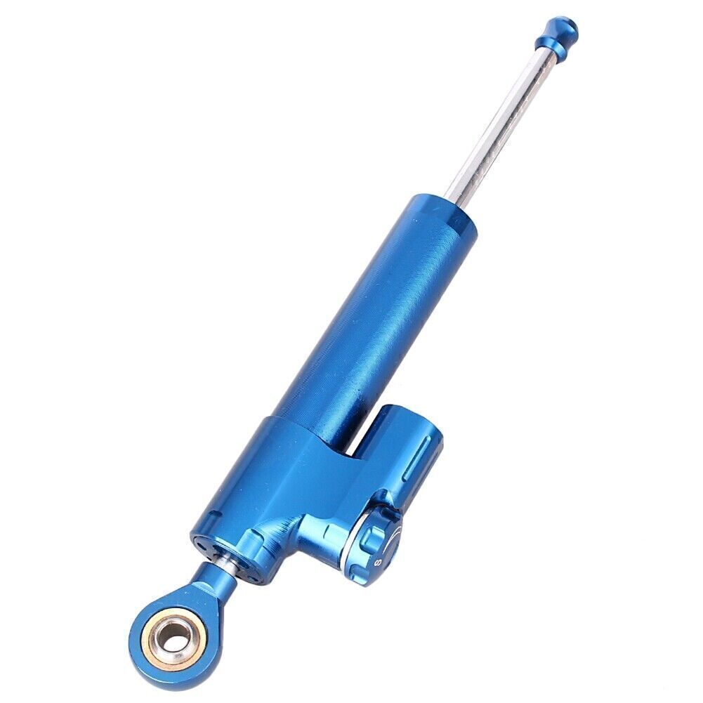 ya 5 8.7 Adjustable Steering Damper Stablizer for Yamaha YFM300 YFM450 Grizzly Blue