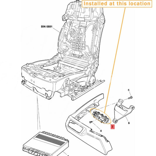 ya 2 6.27 Suitable for for Bentley GT Flying Spur for SEAT position switch button 3W5959765B