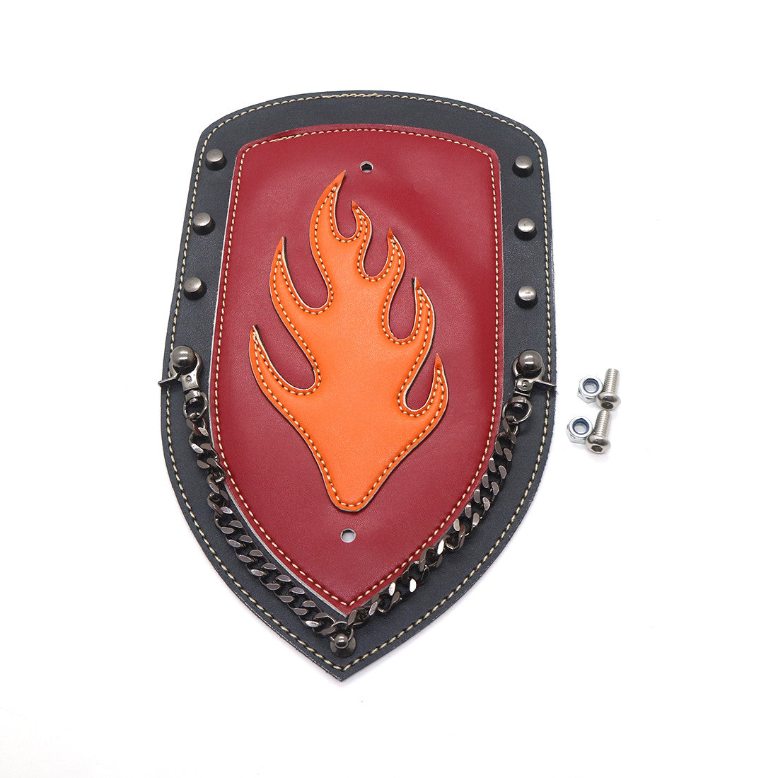 ya 5 8.7 PU Leather Rear Flame Plain Fender Bib Cover For Sportster XL883 Solo for Seat