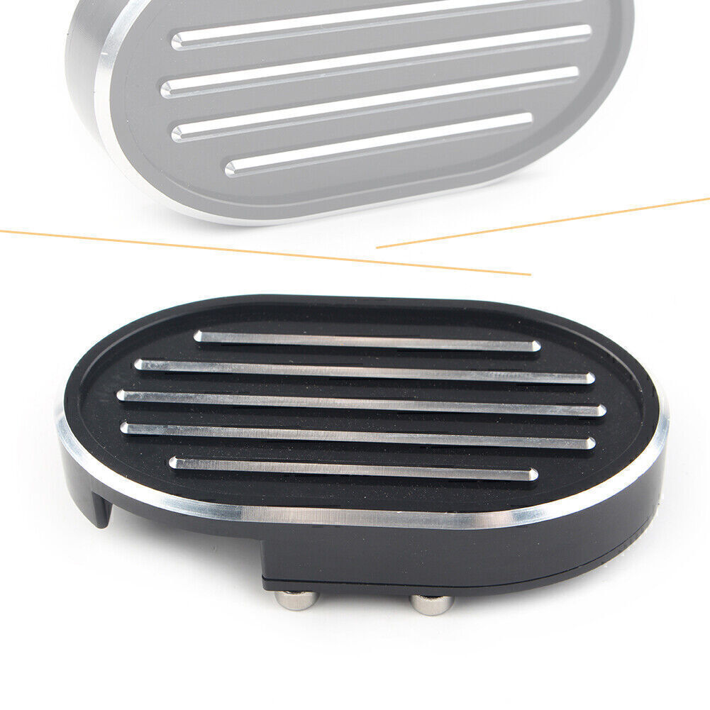 ya 11 6.8 1xBlack Cut Brake Pedal Cover Pad Fit for Harley-Davidson Sportster XL883 1200 V-Rod
