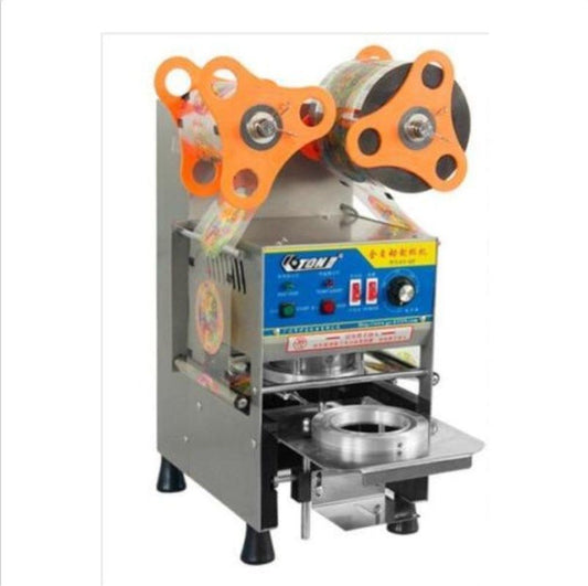 AUTO Electric Cup Sealing Machine Tea Coffee Automatic Bubble Sealer