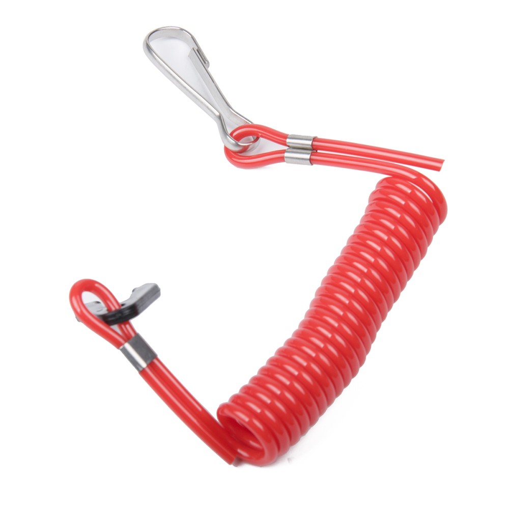 ya 2 7.15 Engine Switch Red Rope Set Safety Tether Stop Lanyard for Cut