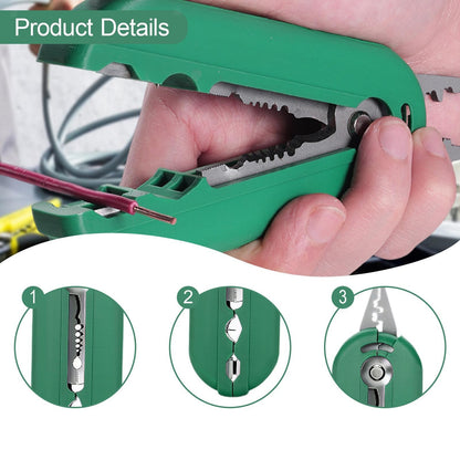 ya 25 Wire Stripper Cutter Electrician Hand Tool for Clamping Peeling Breaking