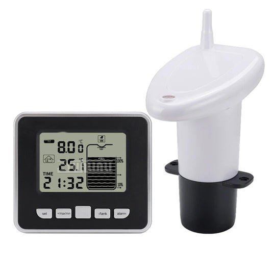 ya 26 7.28.2 Ultrasonic Wireless Water Tank Liquid Level Meter With Temperature Sensora