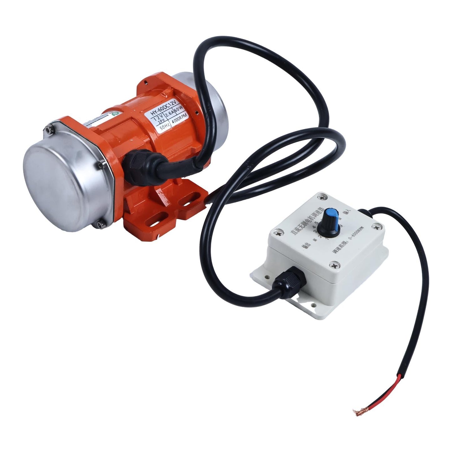 ya 16 Vibrator Motor for Salt & Sand Spreader and Concrete Mixer 4000rpm 60W DC12V